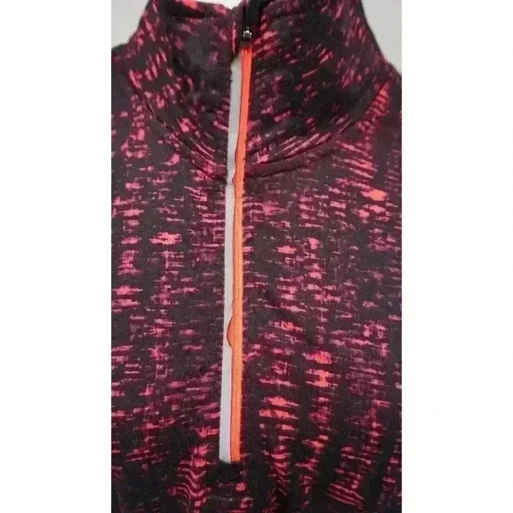 C9 Champion Women’s Duo Dry Long Sleeve 1/4 Zip Pullover - Pink & Black, XXL - Picture 2 of 16